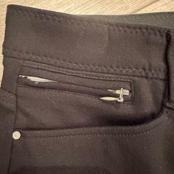 CHICO'S SO SLIMMING SMALL (0) SHORT BLACK JEGGINGS WOMENS - Picture 3 of 7